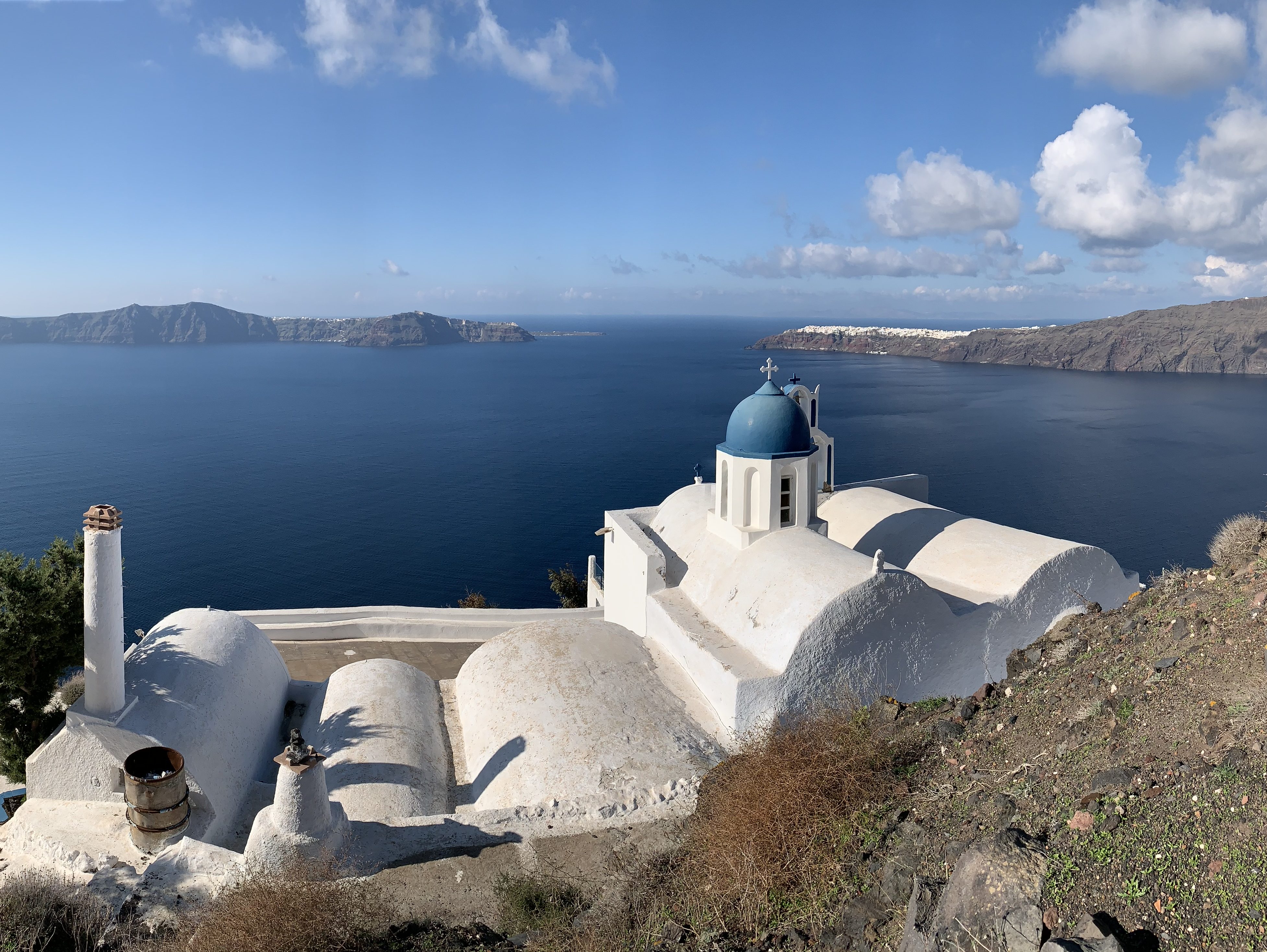 The 5 Must-Visit Blue Dome Churches in Santorini – Santorini-Shore ...